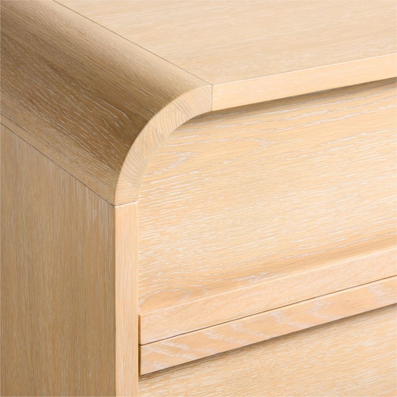 Mira Natural Oak Wood Wide 6-Drawer Kids Dresser - image 3 of 5