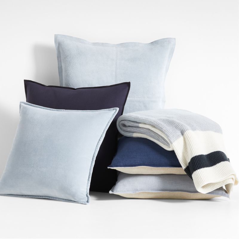 Blue pillows deals