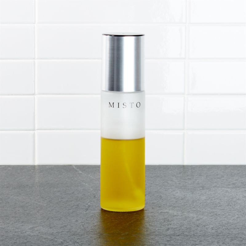 Misto Frosted Glass Bottle Oil Sprayer + Reviews | Crate & Barrel