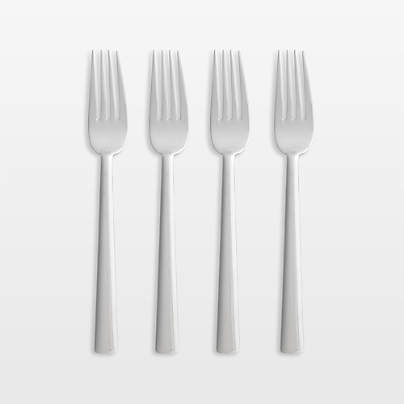 Mix Mirror Dinner Forks, Set of 4