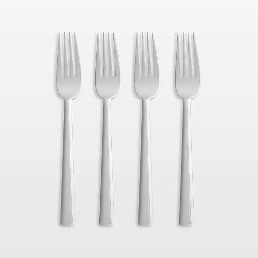 Mix Mirror Dinner Forks, Set of 4