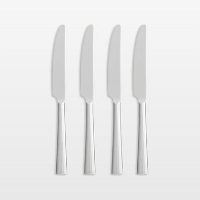 View Mix Mirror Dinner Knives, Set of 4 details