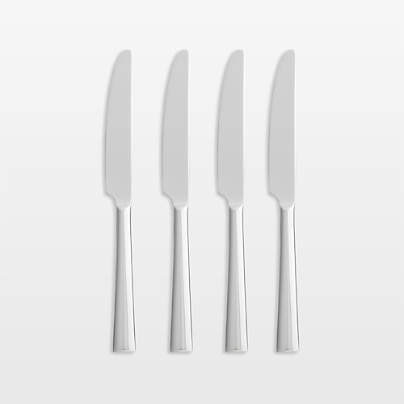 Mix Mirror Dinner Knives, Set of 4