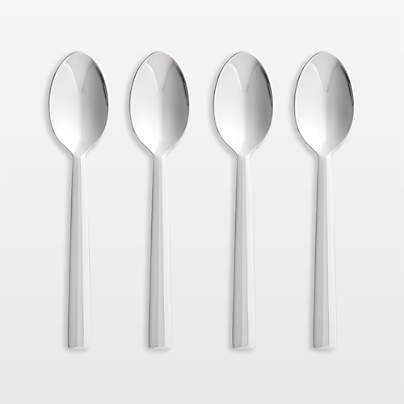 Mix Mirror Teaspoons, Set of 4