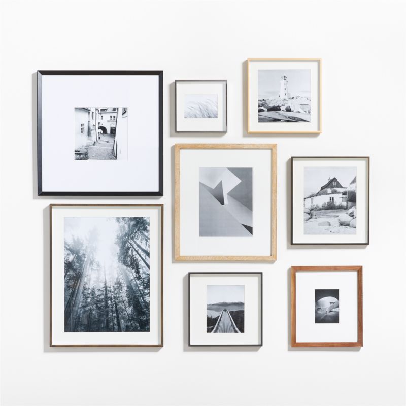 Mixed Material & Wood Gallery Wall Frame Set + Reviews