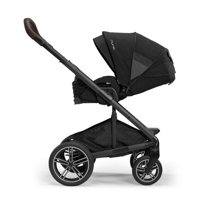 Nuna ® MIXX ™ next Caviar/Cognac Compact Foldable Baby Stroller - image 4 of 8