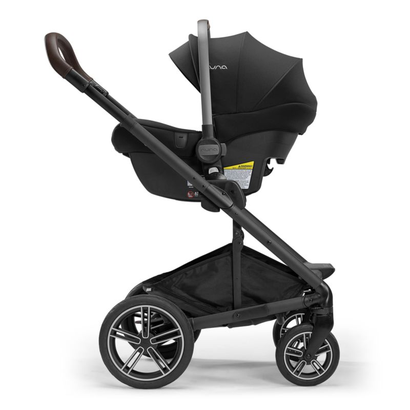 Nuna ® MIXX ™ next Caviar/Cognac Compact Foldable Baby Stroller - image 5 of 8