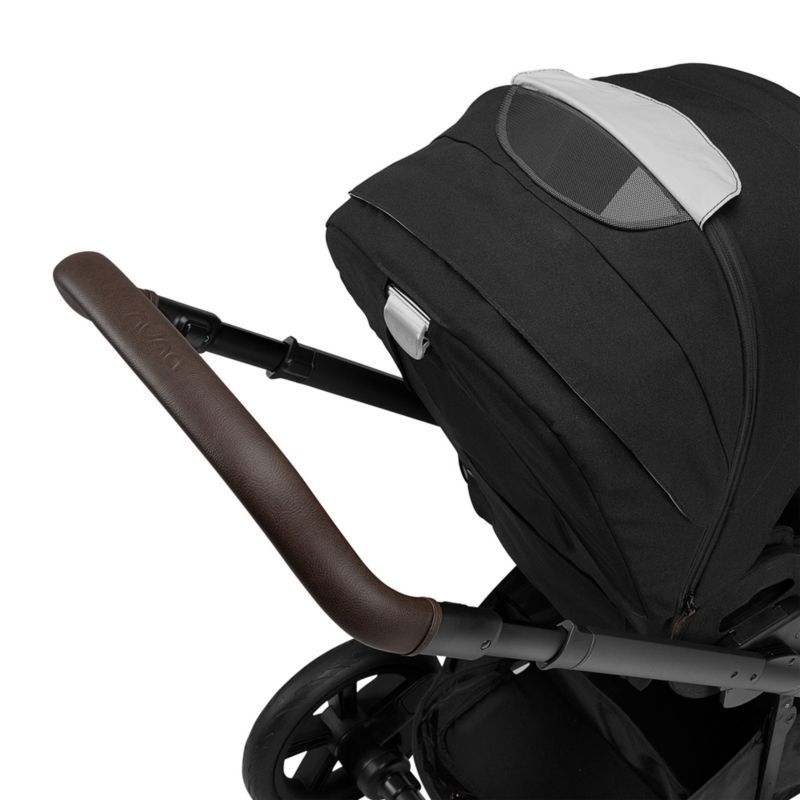 Nuna ® MIXX ™ next Caviar/Cognac Compact Foldable Baby Stroller - image 7 of 8