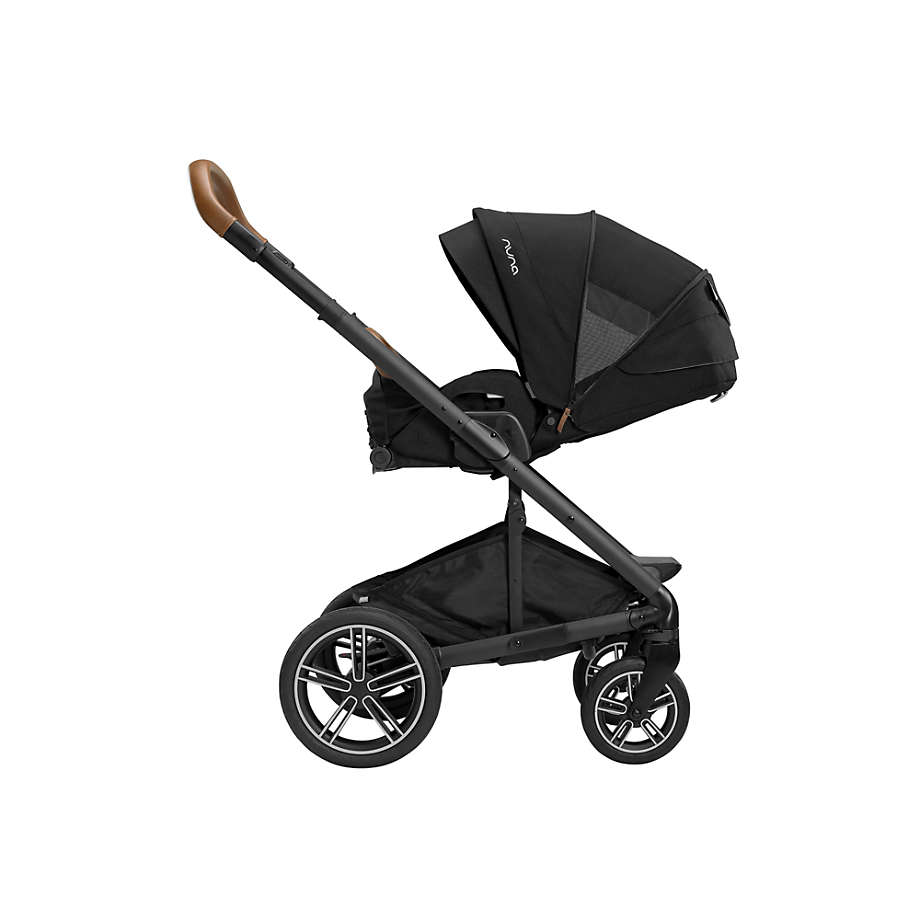 Nuna mixxnext Caviar Black Compact Travel Foldable Baby Stroller + Reviews