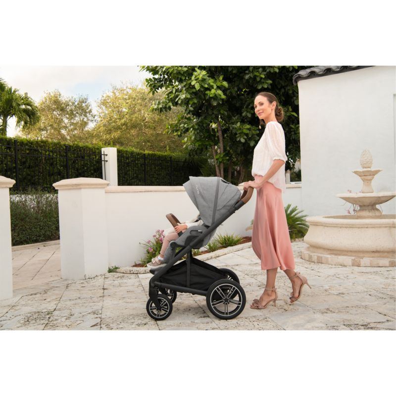 Nuna ® MIXX ™ next Granite Grey Compact Foldable Baby Stroller - image 7 of 13