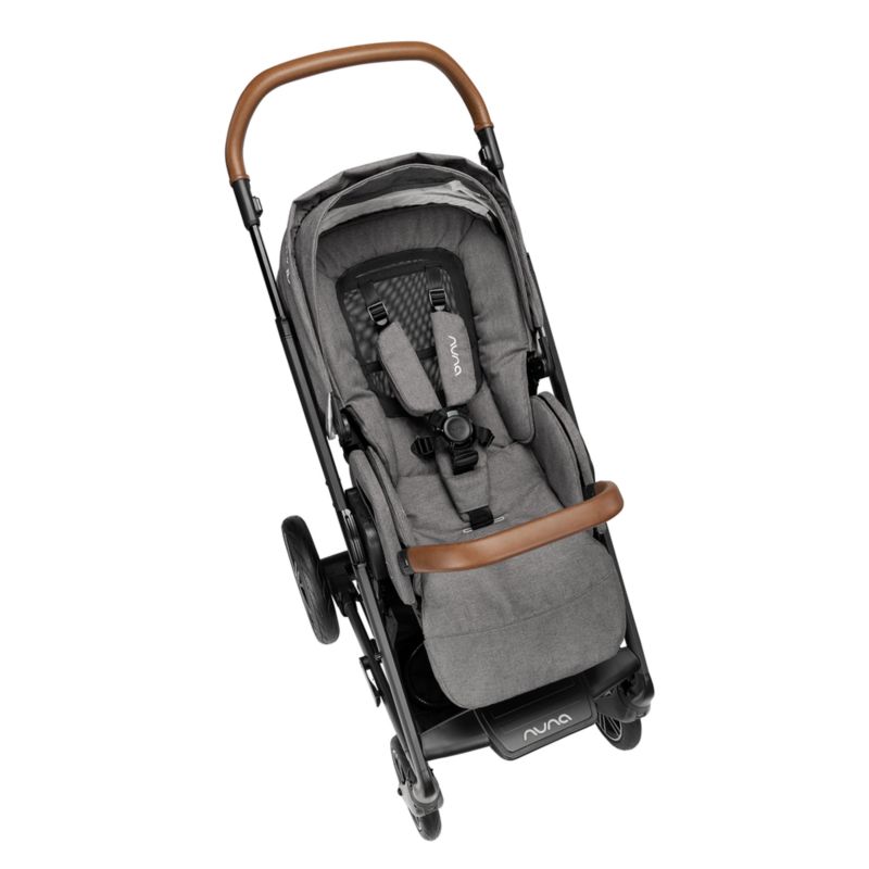 Nuna mixxnext Granite Grey Compact Travel Foldable Baby Stroller Reviews Crate Kids