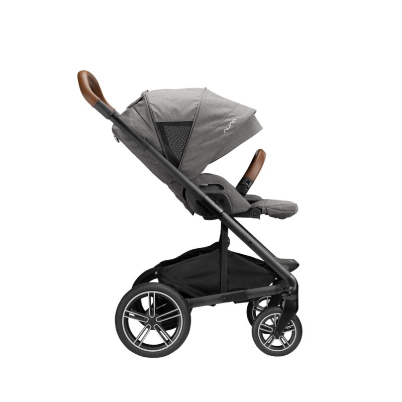 Nuna mixxnext Granite Grey Compact Travel Foldable Baby Stroller Reviews Crate Kids