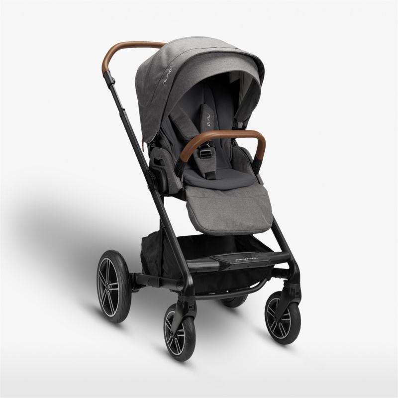 Nuna mixxnext Granite Grey Compact Travel Foldable Baby Stroller Reviews Crate Kids