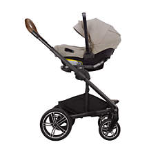 Nuna mixxnext Hazelwood Light Brown Compact Travel Baby Foldable