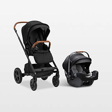 Nuna MIXX next Cedar Brown Compact Foldable Baby Stroller +
