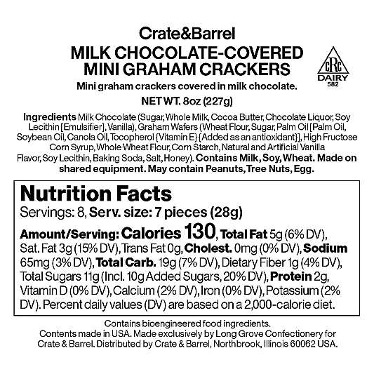 Milk Chocolate Mini Graham Crackers