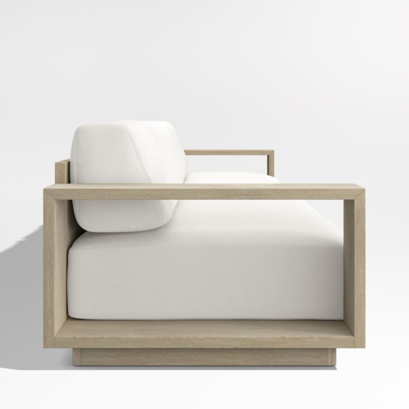 Mallorca 154" Wood 2-Piece Outdoor Sofa with Canvas Canvas Sunbrella ® Cushions - image 8 of 11