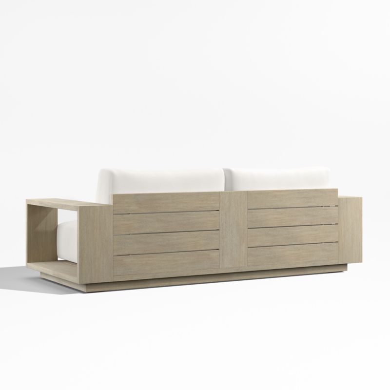 Mallorca 85" Wood Outdoor Sofa with Canvas Canvas Sunbrella ® Cushions - image 9 of 11
