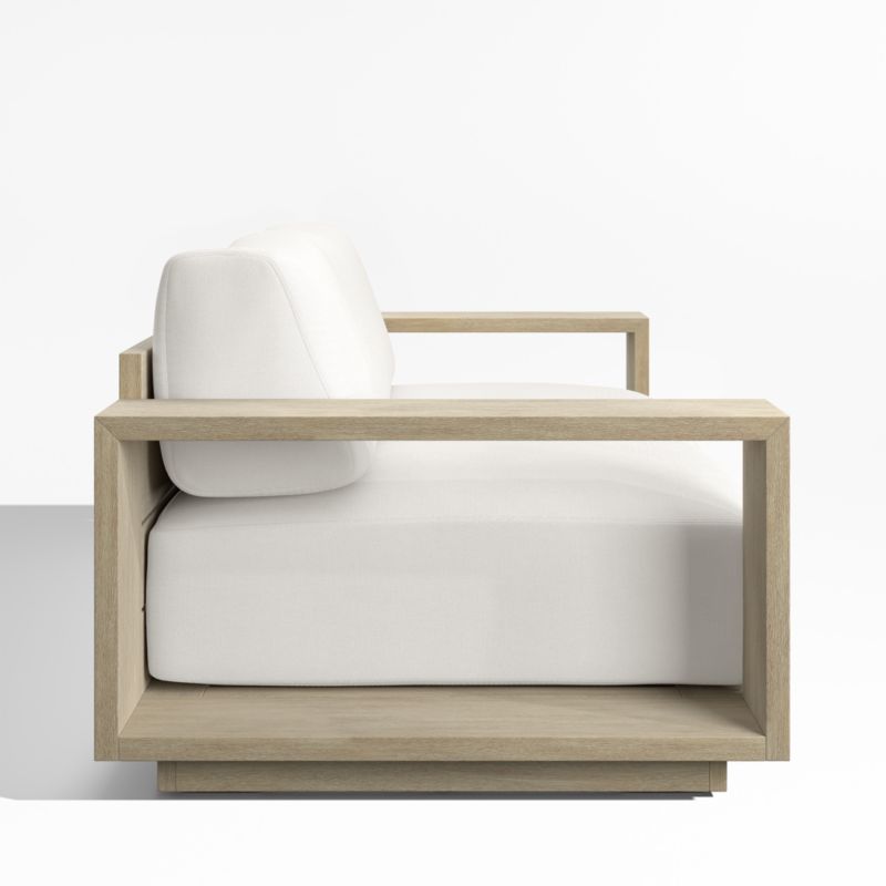 Mallorca 85" Wood Outdoor Sofa with Canvas Canvas Sunbrella ® Cushions - image 8 of 11