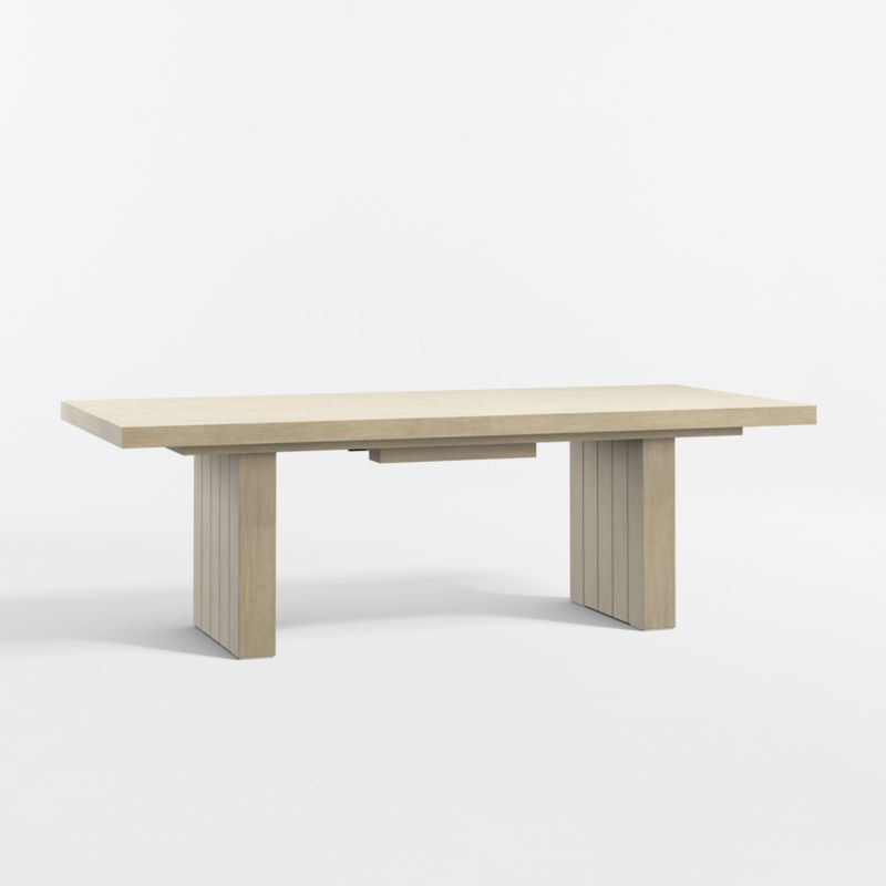 Viewing product image Mallorca 92"-114" Solid Wood Extendable Outdoor Dining Table - image 1 of 8