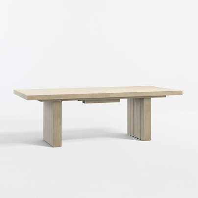 Mallorca 92"-114" Solid Wood Extendable Outdoor Dining Table