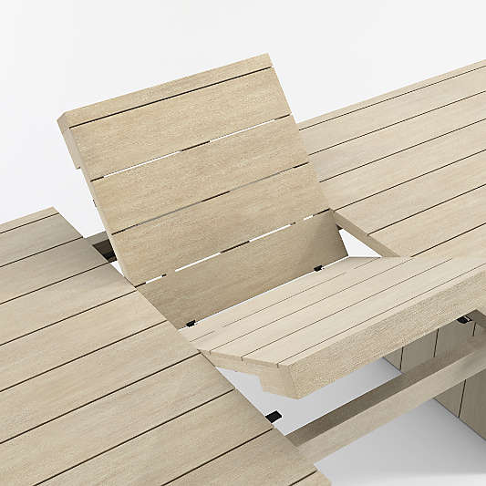 Mallorca 92"-114" Solid Wood Extendable Outdoor Dining Table