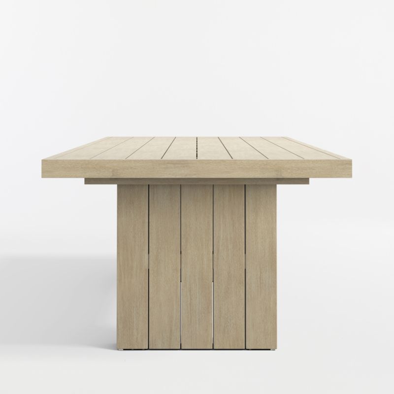 Mallorca 92"-114" Solid Wood Extendable Outdoor Dining Table