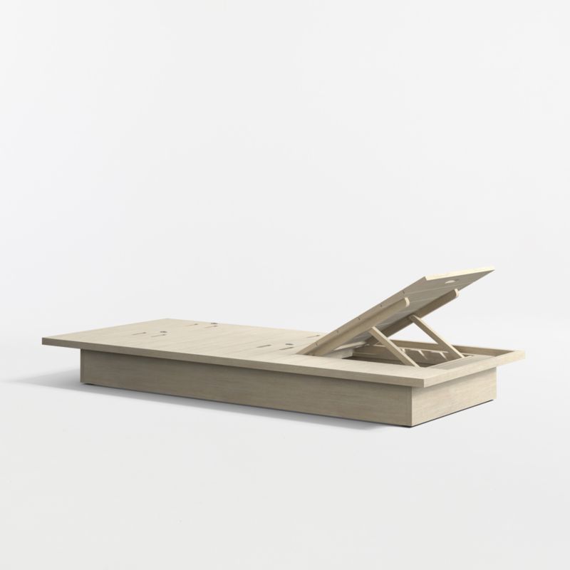 Mallorca Wood Outdoor Sun Lounger Frame - image 4 of 5