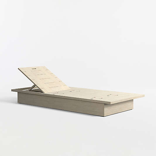 Mallorca Wood Outdoor Sun Lounger Frame