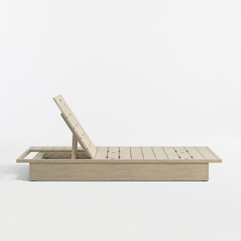 Mallorca Wood Outdoor Sun Lounger Frame - image 1 of 5