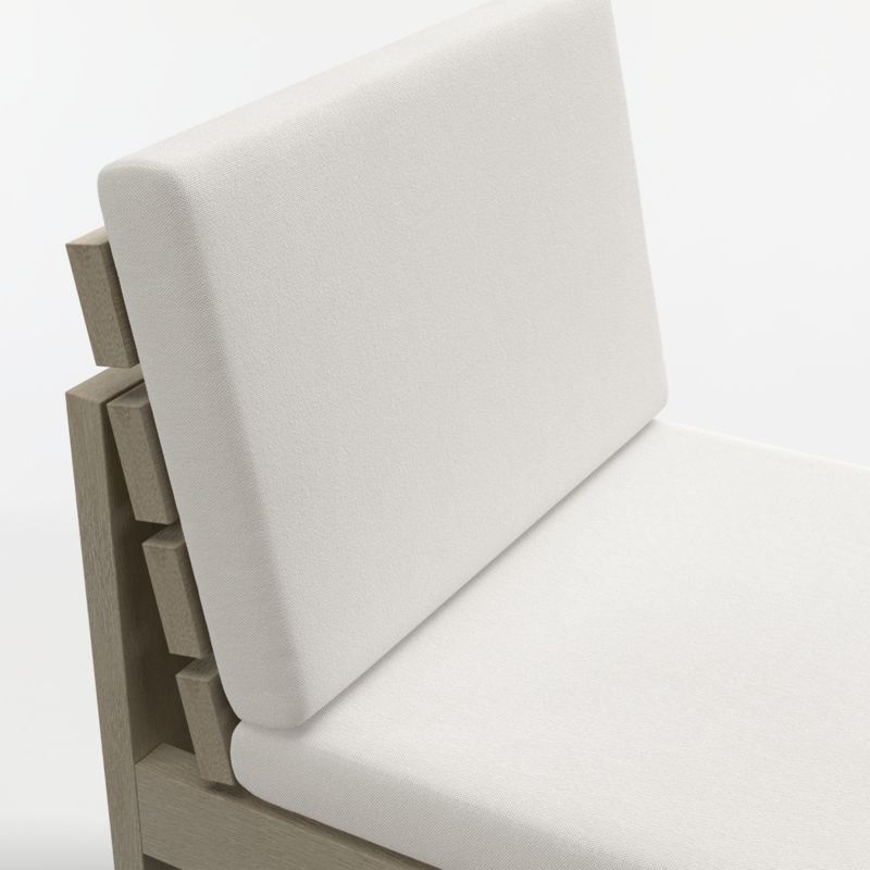 Mallorca Wood Outdoor Dining Chair with Canvas Canvas Sunbrella ® Cushions