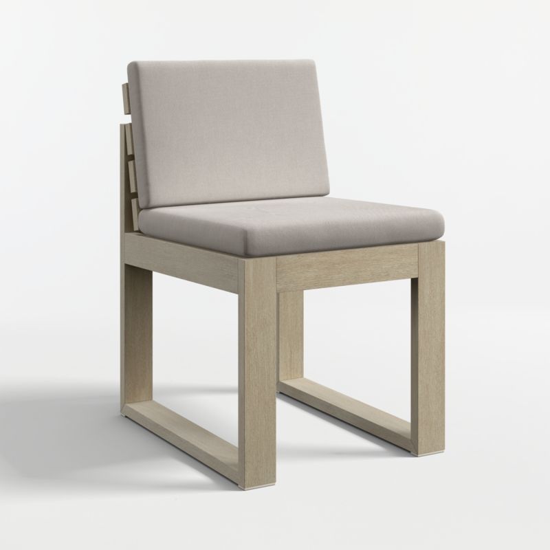 Mallorca 92"-114" Solid Wood Outdoor Extension Dining Table and Chair Set with Cast Ash Sunbrella ® Cushions