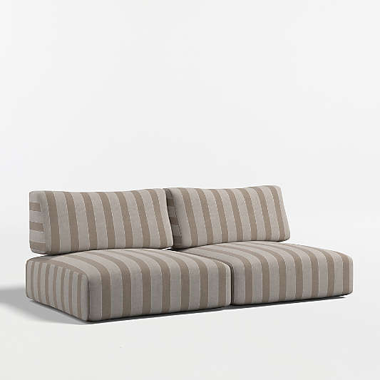 Replacement Mallorca Range Dune Stripe Sunbrella ® Outdoor Sofa Cushion