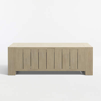 Mallorca 54" Wood Outdoor Storage Bench