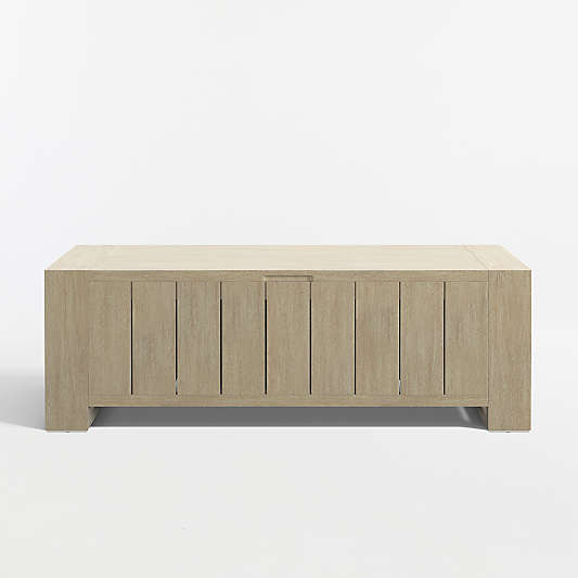 Mallorca 54" Wood Outdoor Storage Bench