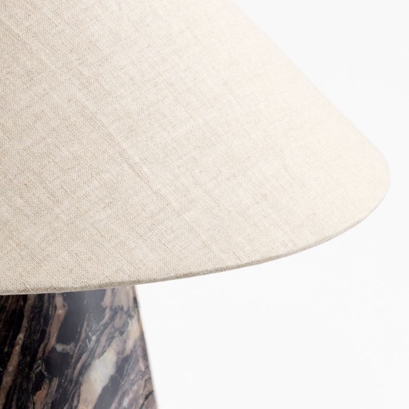Millstone Breccia Marble Table Lamp with Fabric Shade 10.5" - image 4 of 8