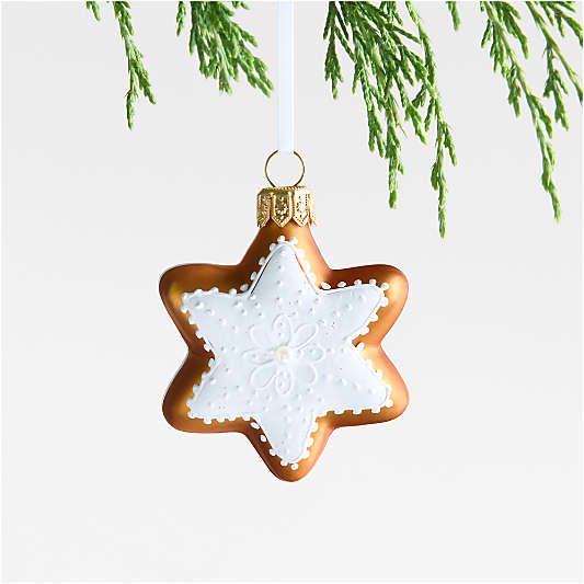Mini Gingerbread Star Christmas Tree Ornament
