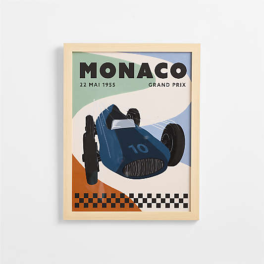 Monaco Go! Wall Art Print