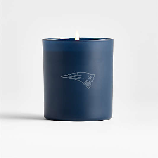 NFL New England Patriots Monochrome No. 13 Indigo 1-Wick Scented Candle - Palo Santo, Vetiver and Mandarin