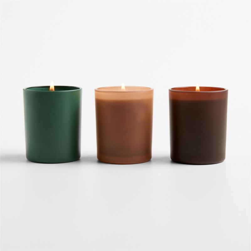 Monochrome 3 Piece Votive Gift Set, Harvest, Tabac, Evergreen - image 2 of 3