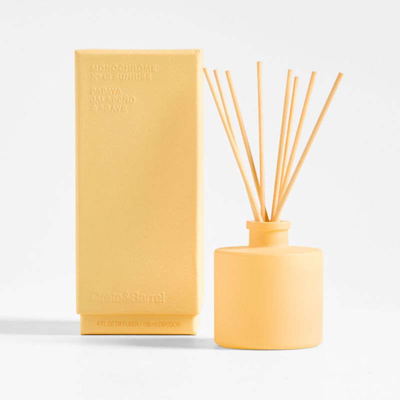 Monochrome No. 15 Sunrise Scented Reed Diffuser - Papaya, Jalapeno and Agave - image 0 of 11