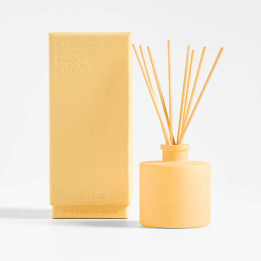 Monochrome No. 15 Sunrise Scented Reed Diffuser - Papaya, Jalapeno and Agave