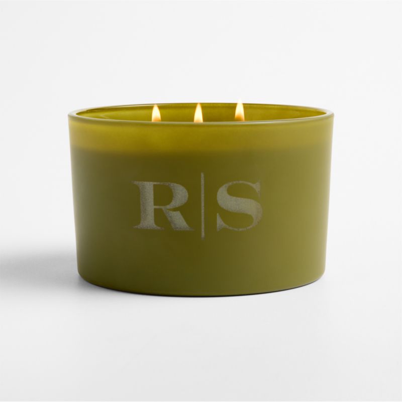 Monochrome No. 17 Verde 3-Wick Scented Candle - Currant, Green Fig and Birch - image 3 of 6