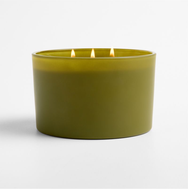 Monochrome No. 17 Verde 3-Wick Scented Candle - Currant, Green Fig and Birch - image 4 of 6