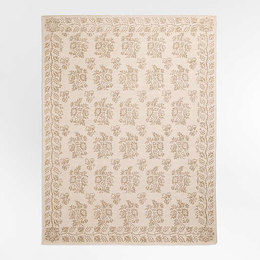 Manor Performance Handknotted Ivory Rug