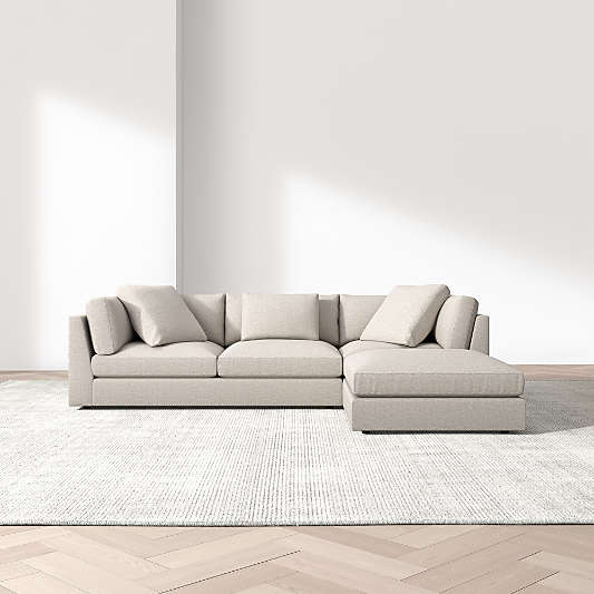 Monterey Modular 3-Piece Reversible Sectional Sofa with Ottoman