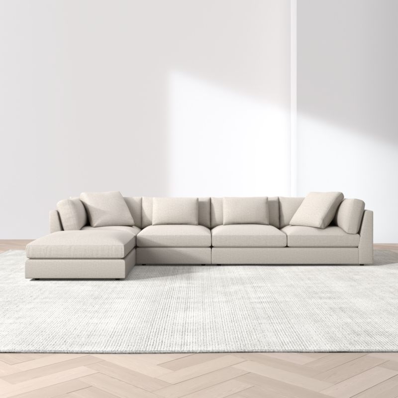 Monterey Modular 4-Piece Reversible Sectional Sofa with Ottoman - image 2 of 6