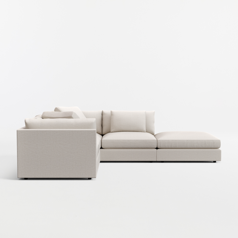 Monterey Modular 3-Piece L-Shaped Sectional Sofa with Ottoman - image 4 of 6