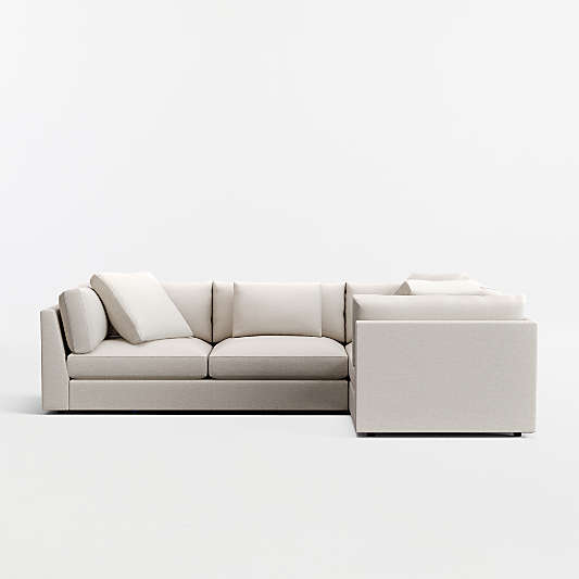 Monterey Modular 3-Piece L-Shaped Sectional Sofa