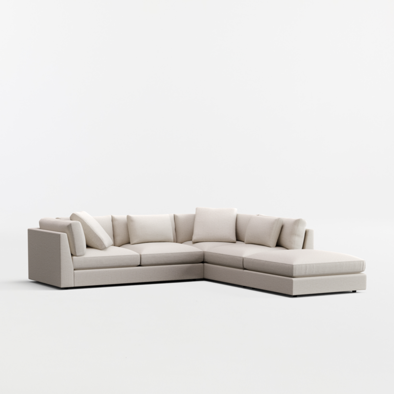 Monterey Modular 3-Piece L-Shaped Sectional Sofa with Ottoman - image 0 of 6